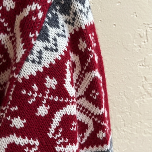 Fair isle sweater Cardigan Sz 38(M-L).woman’s Classic Winter themed quality - Picture 8 of 8